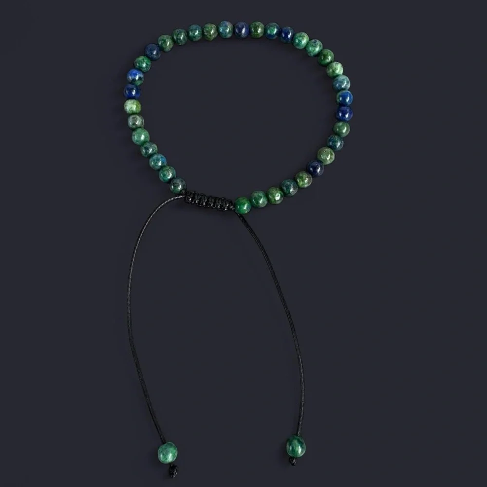 Gemstone Bead Bracelet Stack 4mm - 5pcs